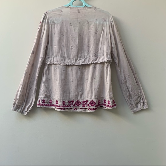 Odd Molly gypsy boho cotton top blouse size 1 / small - Picture 4 of 10
